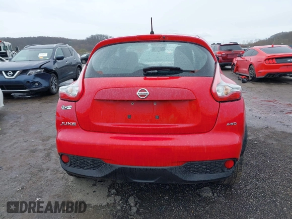 2015 Nissan Juke S with VIN JN8AF5MV8FT559264, listed as a IAAI auction lot 41961274 with 140,550 mi miles and . Bid and sale history available at DreamBid. Image 16.