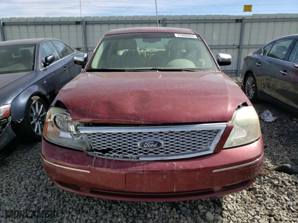 2005 Ford Five Hundred Limited with VIN 1FAHP28135G154374, listed as a Copart auction lot 75402024 with 0 mi miles and Salvage Title. Bid and sale history available at carsss.com. Image 5.
