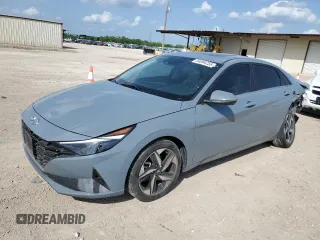 2023 Hyundai Elantra Limited z VIN KMHLP4AG5PU426955, wystawiony jako Copart lot #54094255 z przebiegiem 49 754 mil mil oraz Szkoda całkowita • Salvage title. Historia ofert i sprzedaży dostępna na DreamBid. Obrazek 1.