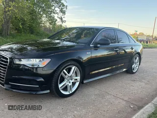 2016 Audi A6 3.0T Premium Plus with VIN WAUFGAFC6GN042406, listed as a Copart auction lot 53582495 with 185,560 mi miles and Clean Title. Bid and sale history available at carsss.com. Image 2.