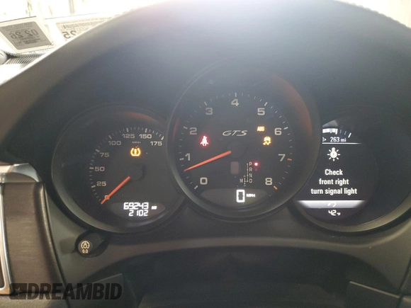 2017 Porsche Macan GTS with VIN WP1AG2A5XHLB52172, listed as a Copart auction lot 52226345 with 69,243 mi miles and Salvage Title. Bid and sale history available at carsss.com. Image 9.
