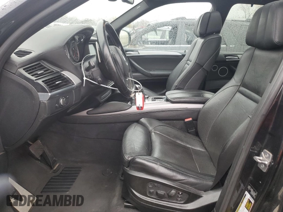 2012 BMW X5 M with VIN 5YMGY0C53CLK27448, listed as a Copart auction lot 80757454 with 146,435 mi miles and Salvage Title. Bid and sale history available at carsss.com. Image 7.