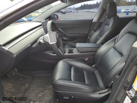 2019 Tesla Model 3 Long Range with VIN 5YJ3E1EB4KF510077, listed as a Copart auction lot 51124915 with 58,066 mi miles and Salvage Title. Bid and sale history available at carsss.com. Image 7.