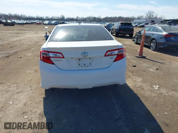 2012 Toyota Camry SE with VIN 4T1BK1FK1CU502929, listed as a IAAI auction lot 41721883 with 125,941 mi miles. Bid and sale history available at carsss.com. Image 16.
