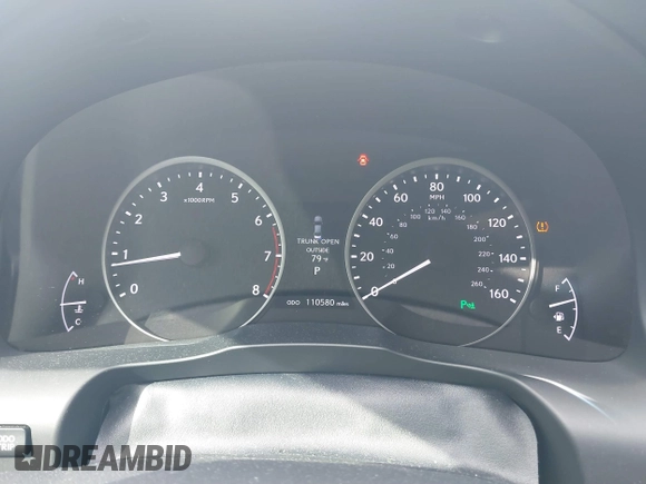 2014 Lexus ES 330 with VIN JTHBK1GG2E2147720, listed as a IAAI auction lot 41543952 with 110,580 mi miles and . Bid and sale history available at carsss.com. Image 7.