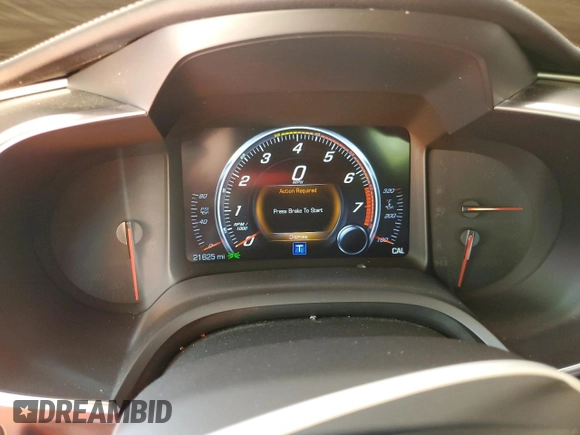2019 Chevrolet Corvette 1LT с VIN 1G1YB2D74K5109933, выставлен на аукционе Copart как лот 64104535 с пробегом 21 625 миль миль и Списание • Salvage title. История ставок и продаж доступна на DreamBid. Изображение 9.