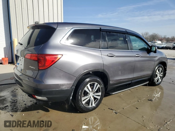 2016 Honda Pilot EX-L with VIN 5FNYF6H77GB062917, listed as a Copart auction lot 49169615 with 207,746 mi miles and Salvage Title. Bid and sale history available at carsss.com. Image 3.