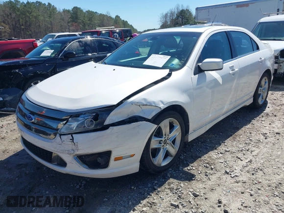 2011 Ford Fusion SPORT with VIN 3FAHP0KC1BR278937, listed as a IAAI auction lot 41814087 with 177,272 mi miles. Bid and sale history available at carsss.com. Image 2.