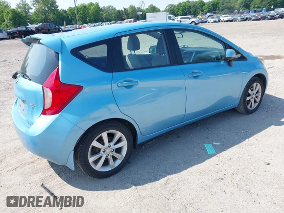 2014 Nissan Note S with VIN 3N1CE2CP7EL381412, listed as a IAAI auction lot 42425815 with 128,391 mi miles and . Bid and sale history available at DreamBid. Image 4.