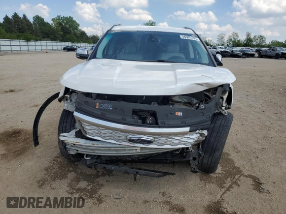 2016 Ford Explorer Platinum z VIN 1FM5K8HT1GGD00026, wystawiony jako Copart lot #56985155 z przebiegiem 87 506 mil mil oraz Szkoda całkowita • Salvage title. Historia ofert i sprzedaży dostępna na DreamBid. Obrazek 5.