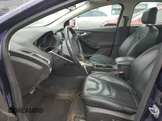 2017 Ford Focus Titanium with VIN 1FADP3J25HL291643, listed as a Copart auction lot 57657615 with 174,582 mi miles and Salvage title. Bid and sale history available at DreamBid. Image 7.