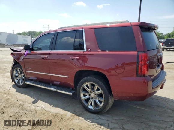 2018 Chevrolet Tahoe LT with VIN 1GNSKBKC1JR274902, listed as a Copart auction lot 62275875 with 96,726 mi miles and Salvage title. Bid and sale history available at DreamBid. Image 2.
