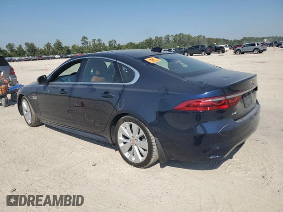 2022 Jaguar XF R-Dynamic SE with VIN SAJBL4GX6NCY92384, listed as a Copart auction lot 75616424 with 0 mi miles and Salvage Title. Bid and sale history available at carsss.com. Image 2.