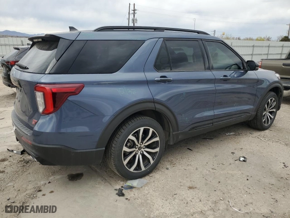 2021 Ford Explorer ST with VIN 1FM5K8GCXMGA05195, listed as a Copart auction lot 51015035 with 36,077 mi miles and Salvage Title. Bid and sale history available at carsss.com. Image 3.