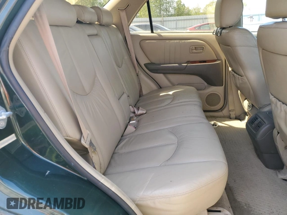 1999 Lexus RX 300 with VIN JT6HF10U6X0043236, listed as a Copart auction lot 54800595 with 162,378 mi miles and Clean Title. Bid and sale history available at DreamBid. Image 11.