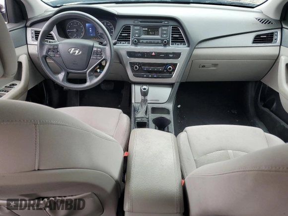 2017 Hyundai Sonata 2.4L with VIN 5NPE24AF4HH532568, listed as a Copart auction lot 51643865 with 158,057 mi miles and Salvage Title. Bid and sale history available at DreamBid. Image 8.