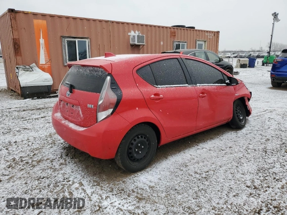 2015 Toyota Prius One with VIN JTDKDTB35F1585540, listed as a Copart auction lot 44861565 with 186,581 mi miles and Salvage Title. Bid and sale history available at DreamBid. Image 3.