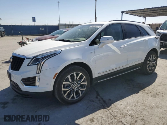 2021 Cadillac XT5 AWD Sport with VIN 1GYKNHRS2MZ156923, listed as a Copart auction lot 52696375 with 19,619 mi miles and Salvage title. Bid and sale history available at DreamBid. Image 1.