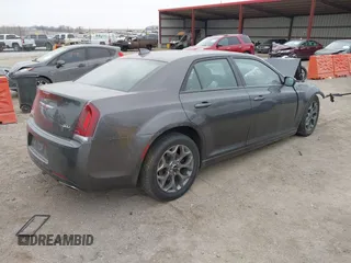 2018 Chrysler 300 with VIN 2C3CCAGG5JH256309, listed as a IAAI auction lot 41677848 with 123,687 mi miles. Bid and sale history available at carsss.com. Image 4.