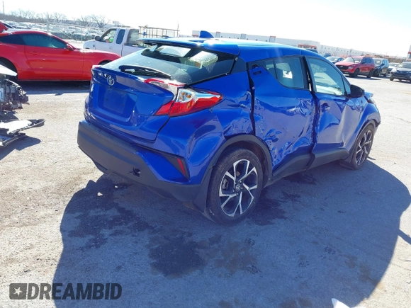 2021 Toyota C-HR LE with VIN JTNKHMBX0M1118192, listed as a IAAI auction lot 41805188 with 67,101 mi miles and . Bid and sale history available at DreamBid. Image 4.