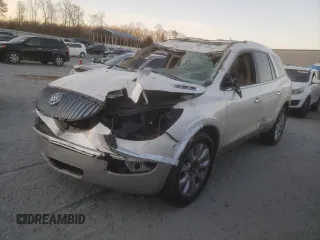 2012 Buick Enclave Premium with VIN 5GAKRDED8CJ306980, listed as a Copart auction lot 46611125 with 160,238 mi miles and Salvage Title. Bid and sale history available at carsss.com. Image 1.