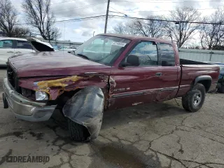 2000 Dodge Ram 1500 with VIN 1B7HC13Y9YJ157209, listed as a Copart auction lot 47198055 with 142,848 mi miles and Salvage Title. Bid and sale history available at carsss.com. Image 1.