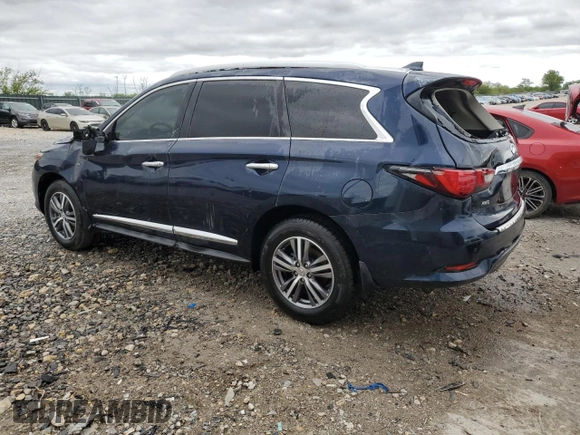 2020 Infiniti QX60 Luxe with VIN 5N1DL0MMXLC516712, listed as a Copart auction lot 53750215 with 47,062 mi miles and Salvage title. Bid and sale history available at DreamBid. Image 2.