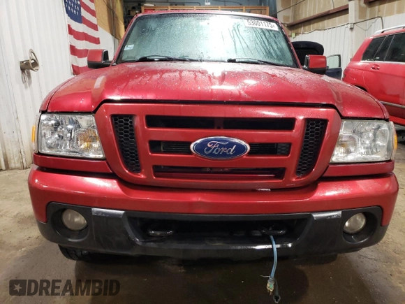 2010 Ford Ranger XLT with VIN 1FTLR4FE4APA74768, listed as a Copart auction lot 53001175 with 105,193 mi miles and Salvage Title. Bid and sale history available at carsss.com. Image 5.