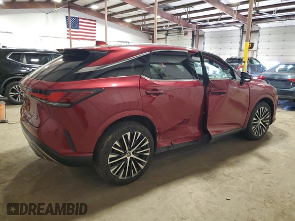 2024 Lexus RX with VIN 2T2BAMCA2RC052147, listed as a Copart auction lot 51609175 with 11,612 mi miles and Salvage Title. Bid and sale history available at carsss.com. Image 3.