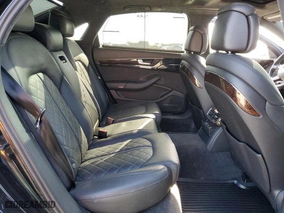 2014 Audi A8 L 4.0T with VIN WAUR2AFD3EN003757, listed as a Copart auction lot 78393724 with 94,227 mi miles and Salvage Title. Bid and sale history available at carsss.com. Image 10.