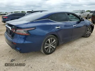 2020 Nissan Maxima SV with VIN 1N4AA6CV5LC360840, listed as a Copart auction lot 53828655 with 48,667 mi miles and Clean Title. Bid and sale history available at carsss.com. Image 3.