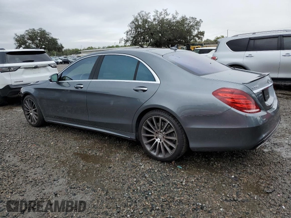 2016 Mercedes-Benz S 550 with VIN WDDUG8CB5GA243905, listed as a Copart auction lot 47827195 with 96,713 mi miles and Salvage Title. Bid and sale history available at carsss.com. Image 2.