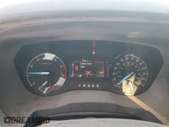 2019 Ford Ranger XL with VIN 1FTER4EHXKLA56384, listed as a Copart auction lot 80952444 with 75,122 mi miles and Salvage title. Bid and sale history available at DreamBid. Image 9.