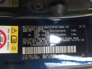2019 Lexus RX 350 с VIN 2T2BZMCA9KC194736, выставлен на аукционе IAAI как лот 42247621 с пробегом 82 184 миль миль и . История ставок и продаж доступна на DreamBid. Изображение 9.