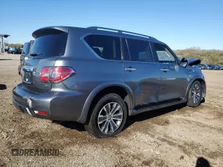 2019 Nissan Armada SV with VIN JN8AY2NC3K9580617, listed as a Copart auction lot 78830024 with 106,872 mi miles and Salvage Title. Bid and sale history available at carsss.com. Image 3.