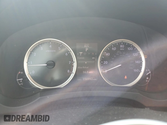 2014 Lexus IS 350 with VIN JTHBE1D29E5001510, listed as a Copart auction lot 63216975 with 156,992 mi miles and Salvage title. Bid and sale history available at DreamBid. Image 9.