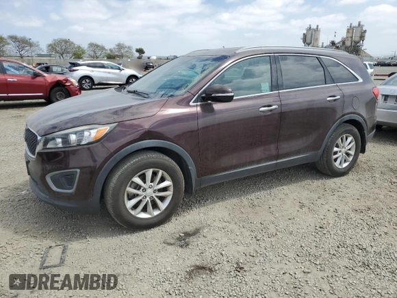 2016 Kia Sorento LX with VIN 5XYPG4A34GG003630, listed as a Copart auction lot 53378925 with 114,385 mi miles and Clean Title. Bid and sale history available at carsss.com. Image 1.