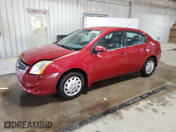2010 Nissan Sentra S with VIN 3N1AB6APXAL626174, listed as a Copart auction lot 54505205 with 101,040 mi miles and Salvage Title. Bid and sale history available at carsss.com. Image 1.