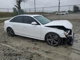 2014 Audi S4 Premium Plus with VIN WAUBGAFL0EA049371, listed as a Copart auction lot 72889024 with 142,574 mi miles and Salvage Title. Bid and sale history available at carsss.com. Image 4.