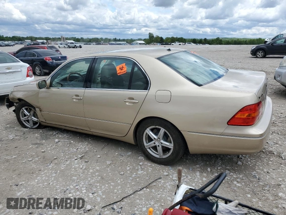 2002 Lexus LS 430 z VIN JTHBN30F320090312, wystawiony jako Copart lot #57827825 z przebiegiem Nie podano mil oraz Czysty tytuł • Clean title. Historia ofert i sprzedaży dostępna na DreamBid. Obrazek 2.