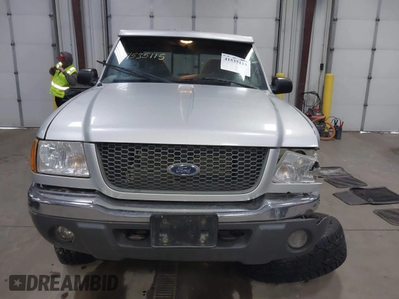 2001 Ford Ranger XL Fleet with VIN 1FTZR15E81TA57053, listed as a IAAI auction lot 41535115 with 146,784 mi miles. Bid and sale history available at carsss.com. Image 12.