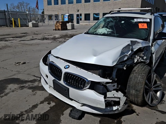 2015 BMW 3 Series GT 328i Gran Turismo xDrive with VIN WBA3X5C50FD560628, listed as a Copart auction lot 52111655 with Not Provided miles and Salvage Title. Bid and sale history available at DreamBid. Image 13.