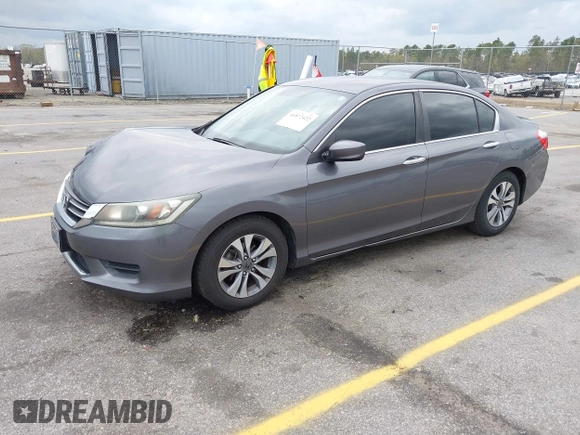 2014 Honda Accord LX with VIN 1HGCR2F31EA294978, listed as a IAAI auction lot 41872422 with 108,632 mi miles and . Bid and sale history available at carsss.com. Image 2.