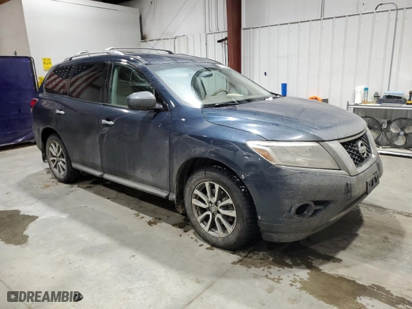 2014 Nissan Pathfinder Platinum with VIN 5N1AR2MM7EC697610, listed as a Copart auction lot 87027164 with 179,025 mi miles and Salvage Title. Bid and sale history available at carsss.com. Image 4.