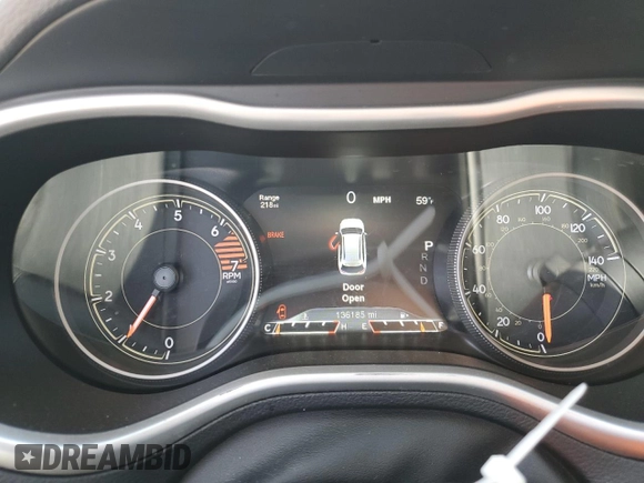 2017 Jeep Cherokee Trailhawk L Plus with VIN 1C4PJMBB5HW513075, listed as a Copart auction lot 49499425 with 136,185 mi miles and Salvage Title. Bid and sale history available at carsss.com. Image 9.