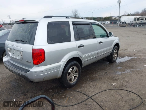 2005 Honda Pilot EX with VIN 5FNYF18455B064378, listed as a IAAI auction lot 41684465 with 248,225 mi miles and . Bid and sale history available at DreamBid. Image 4.