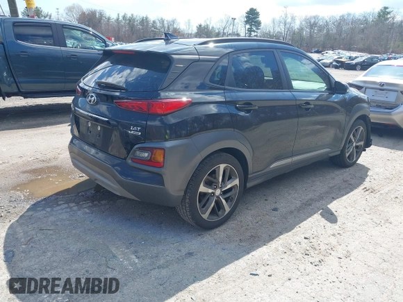 2020 Hyundai Kona Limited with VIN KM8K3CA54LU403886, listed as a IAAI auction lot 41853262 with 144,044 mi miles and . Bid and sale history available at DreamBid. Image 4.