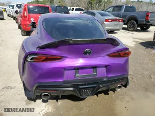 2022 Toyota GR Supra 3.0 with VIN WZ1DB0C02NW050038, listed as a Copart auction lot 47688985 with 0 mi miles and Salvage Title. Bid and sale history available at carsss.com. Image 6.