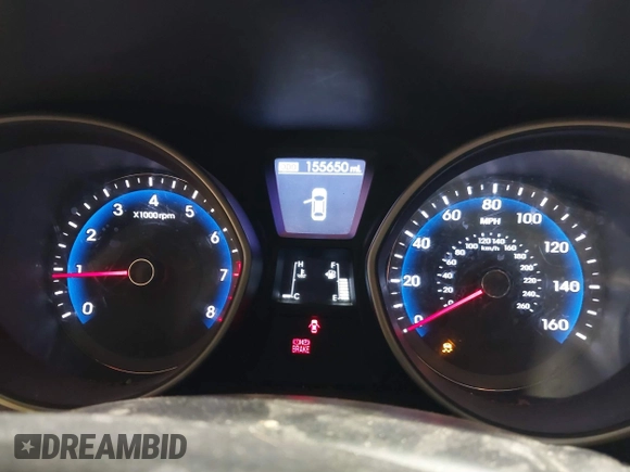 2016 Hyundai Elantra GT with VIN KMHD35LH2GU266352, listed as a IAAI auction lot 41754614 with 155,650 mi miles. Bid and sale history available at carsss.com. Image 7.