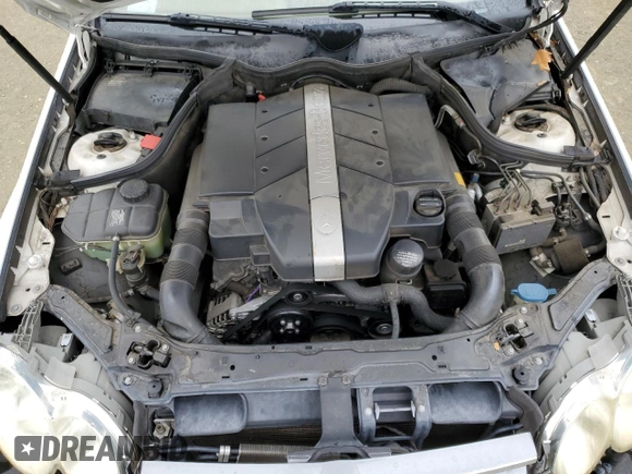 2005 Mercedes-Benz CLK 320 with VIN WDBTK65G95T044664, listed as a Copart auction lot 76533454 with 127,431 mi miles and Salvage Title. Bid and sale history available at DreamBid. Image 11.